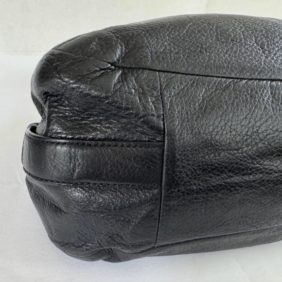Coach G1271- 21225 Madison Maggie Black Leather Hobo Shoulder Tote Bag Supple - Picture 7 of 13